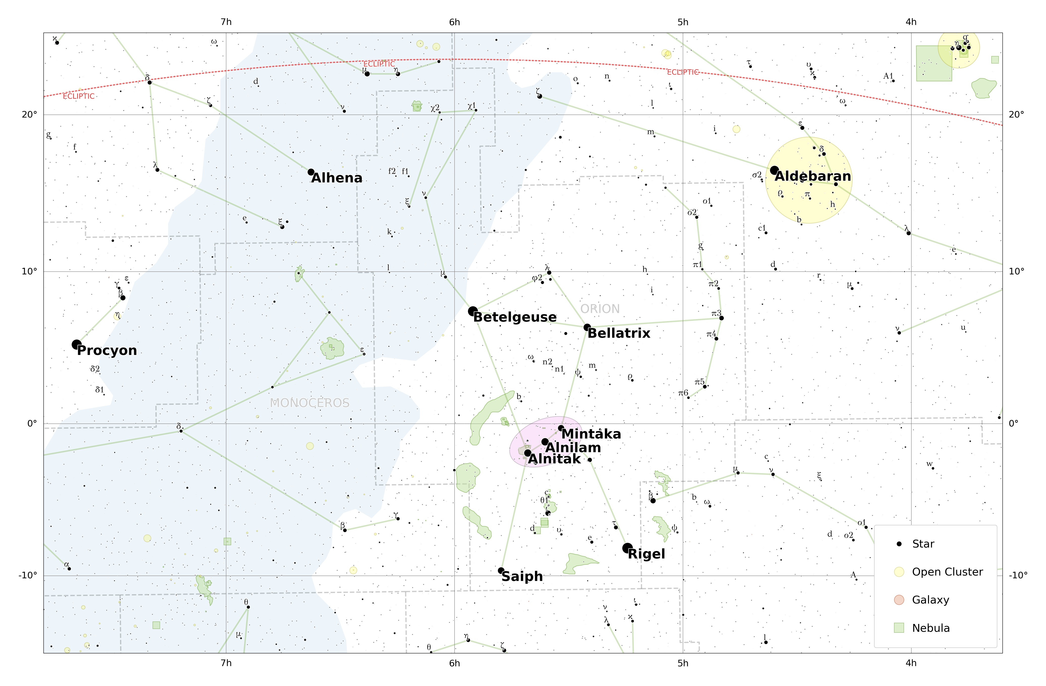 Map of Orion